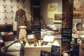 Present day exhibits at the Kansas Museum of History Present day exhibits at the Kansas Museum of History