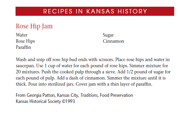 Recipe - Rose HIp Jam