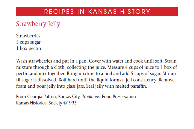 Recipe - Strawberry Jelly