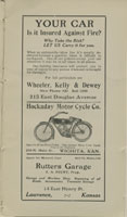 Advertisement for Hockaday auto supply store, Wichita