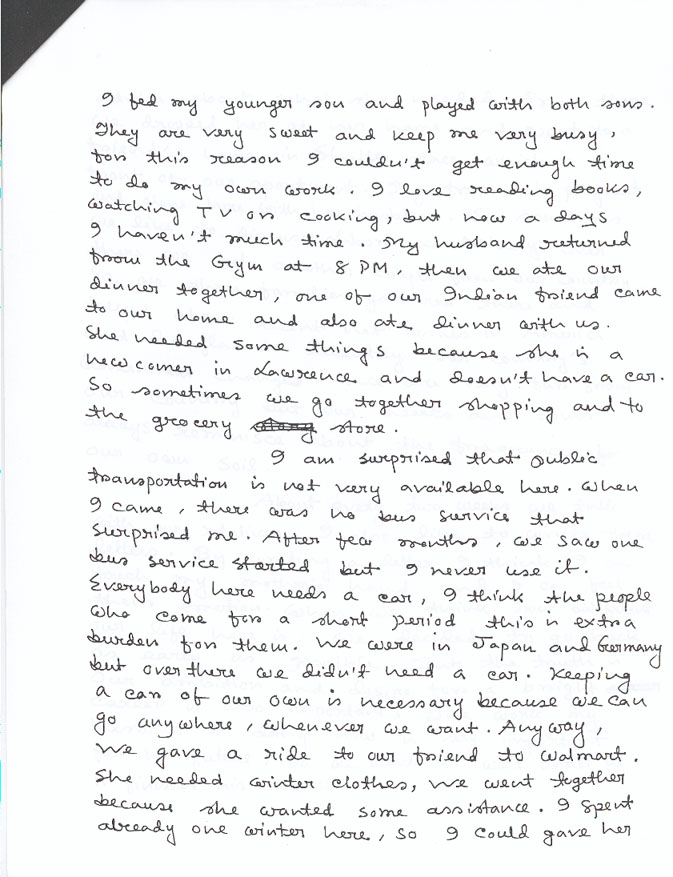 Letter from Douglas County, Kansas