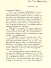 Letter from Geary County, Kansas