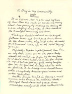 Letter from Marshall County, Kansas