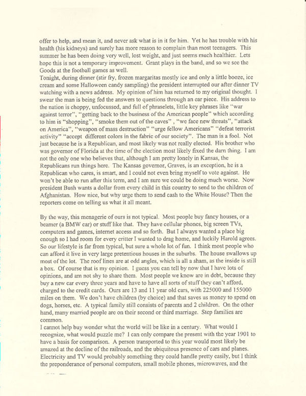 Letter from Pottawatomie County, Kansas