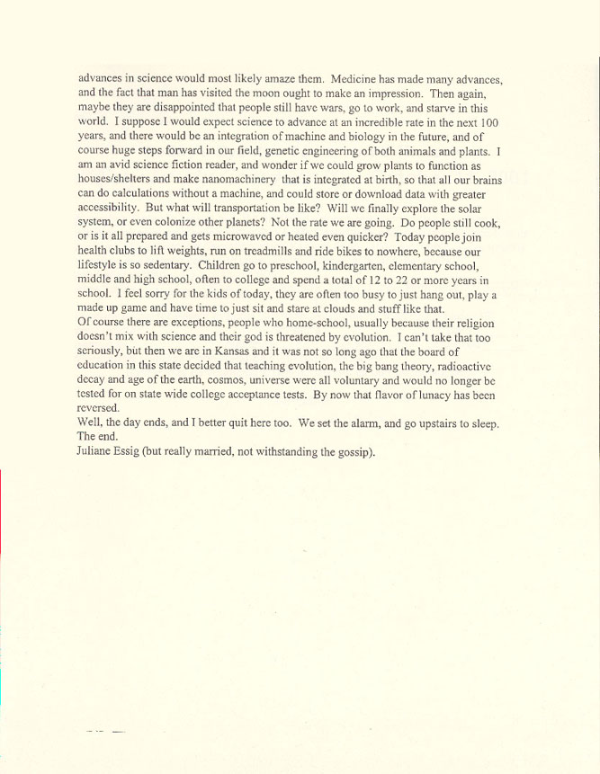 Letter from Pottawatomie County, Kansas