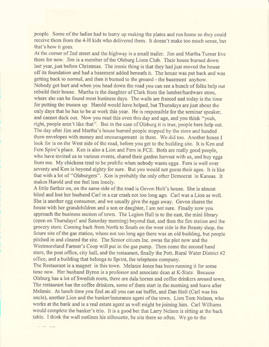 Letter from Pottawatomie County, Kansas